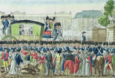 Return of the French Royal Family to Paris on the 25th June 1791